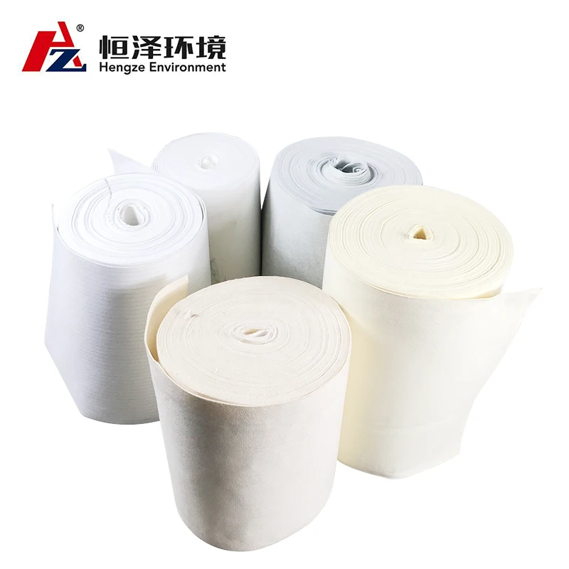 Needle-punched felt filter bag 100% Polyester Non Woven Needle Felt Fabric