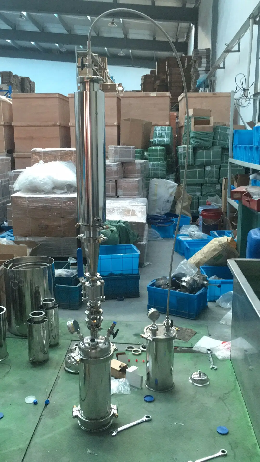 STAINLESS STEEL 1 LB CLOSED LOOP EXTRACTOR SET