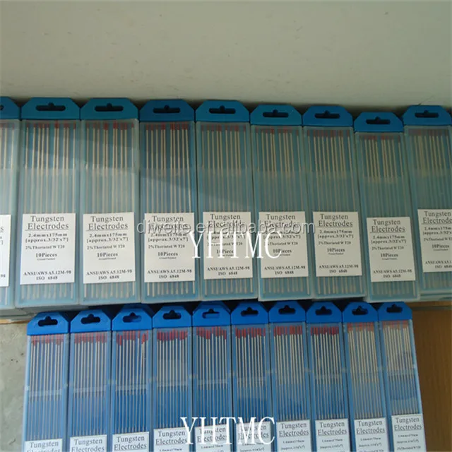 Вольфрамовый сварочный электрод WT20, 3/32*7 дюймов