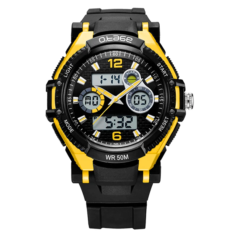 
Water proof watch with chronograph clock for men sports mens waterproof wrist watch 