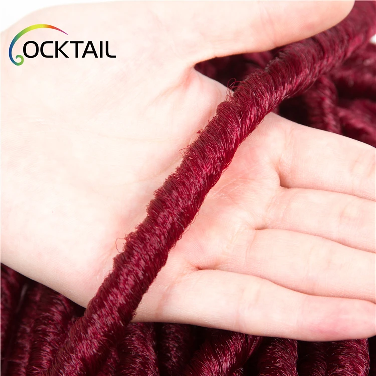 Imported fiber soft dreadlocks braids weave pictures, soft faux locs braiding hair, soft lock hair twist braid extension