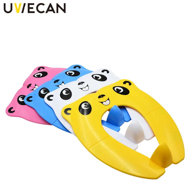 New Folding Potty Toilet Training Seat Cover Child Safety Plastic Toilet Seat Cover