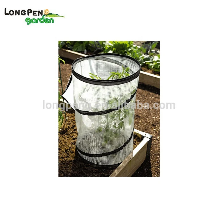 Всплывающая защита для томатных растений служит в качестве Мини садовой теплицы для ускорения роста, всплывающий садовый мешок