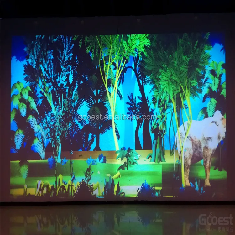 
Indoor soft playground kids interactive wall projection games for kids 