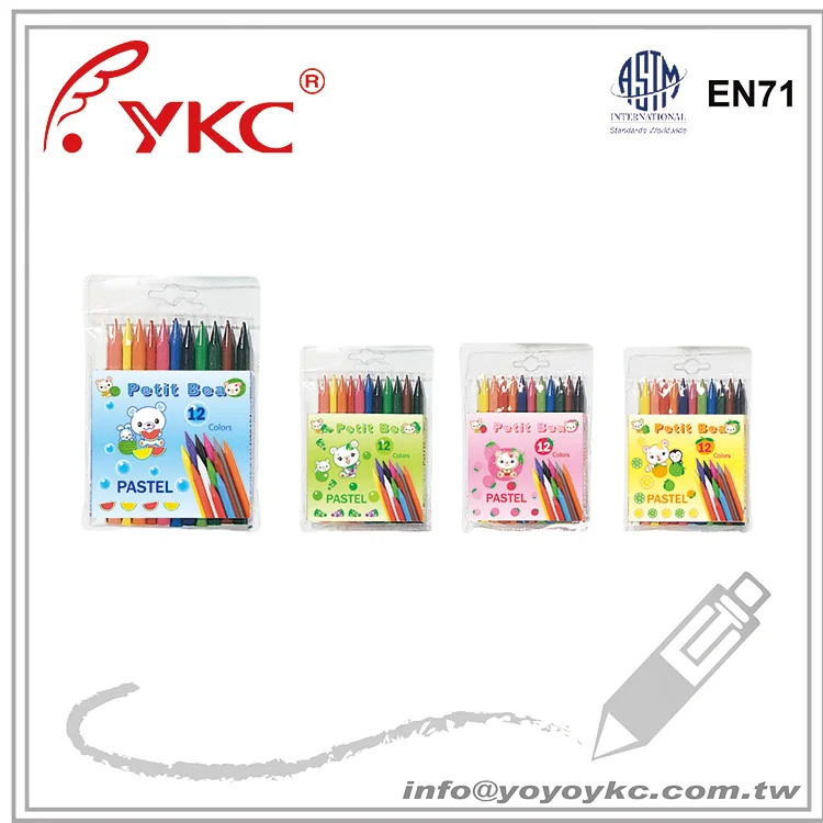 
PA0120B Plastic crayon 12 color plastic crayon 
