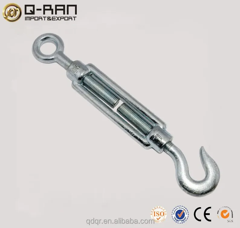 Rigging screw Turnbuckle 20mm Din 1480 Turnbuckle With Hook and Eye