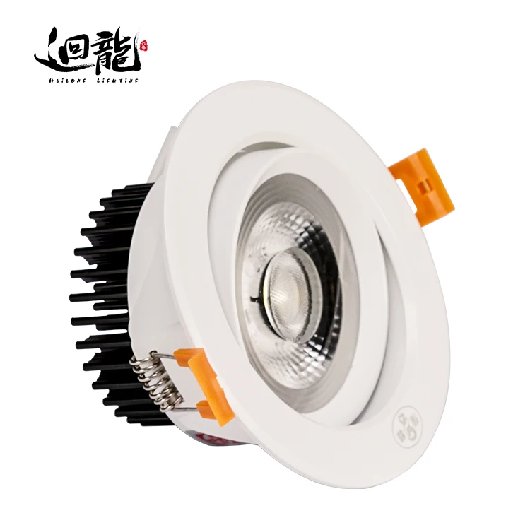 
7w Led suspended flat recessed warm white dome round surface mounted led ceiling lighting 