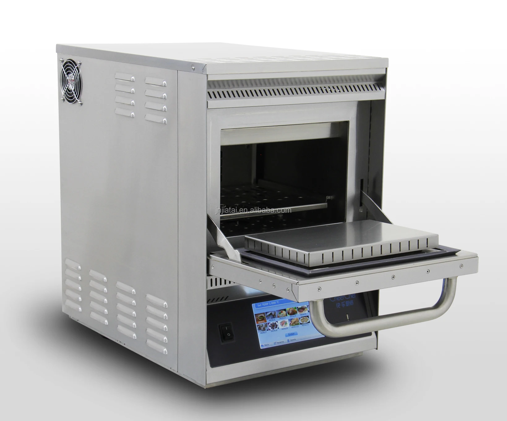 15 times Faster,high speed pizza oven, Convection+Air Impingement+Microwave+ Infra-red+Smart menu/