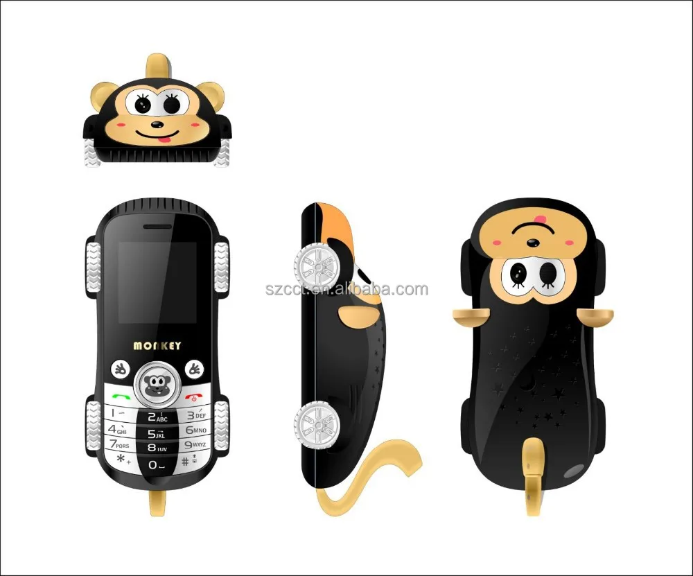 Дешевый телефон с двойной Sim-картой и диско-подсветкой для детей