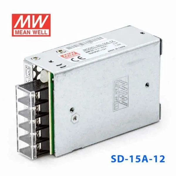 SD-15A-12 Converter DC-DC 9.2~18V to 12V 15W single output enclosed type ORIGINAL  MEAN WELL