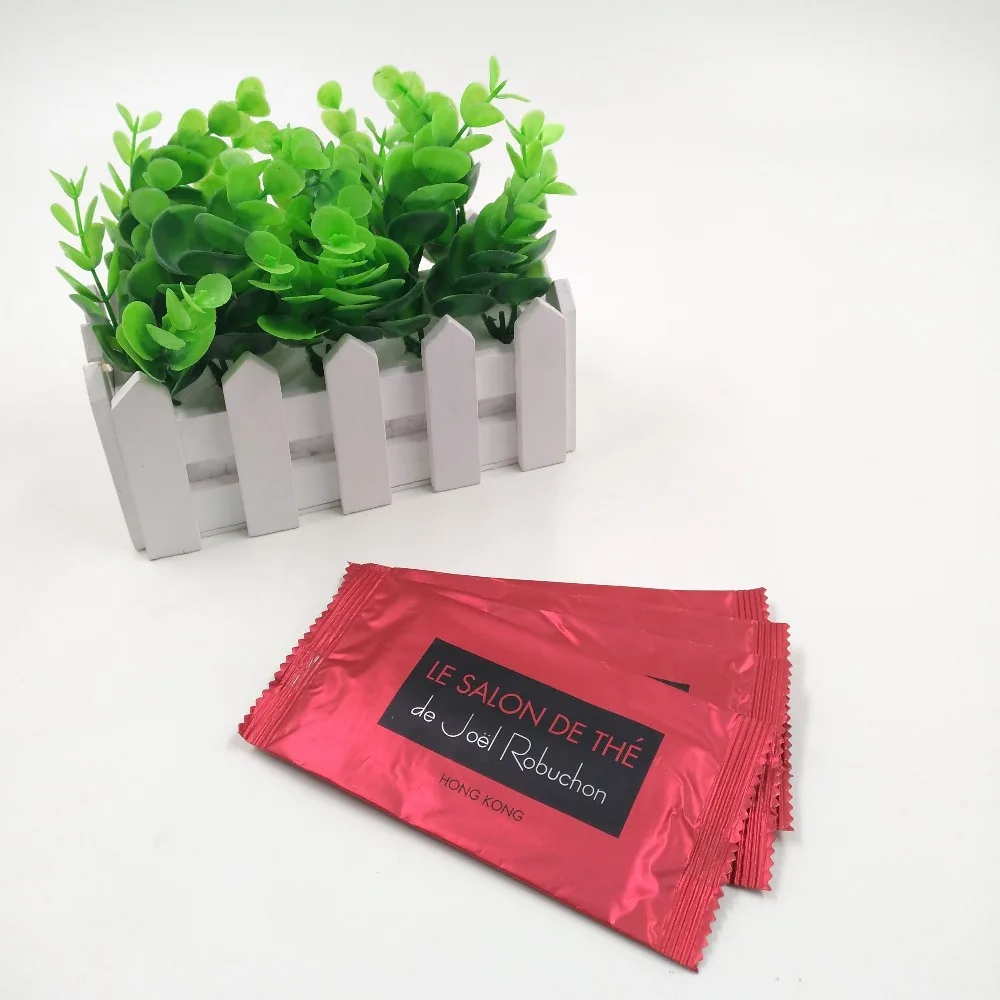 Оптовая продажа, одна упаковка, освежающие влажные полотенца/влажные салфетки для авиакомпании