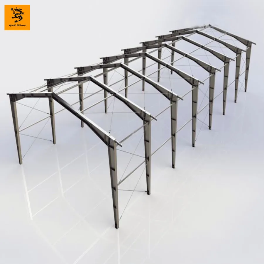 
China supplier large size simple prefabricated steel building 