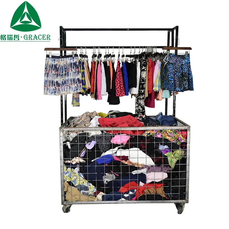 Stock Brand Used Apparel Bales Mix Style  Used Clothes Dealers Bundle Second Hand Export Clothing