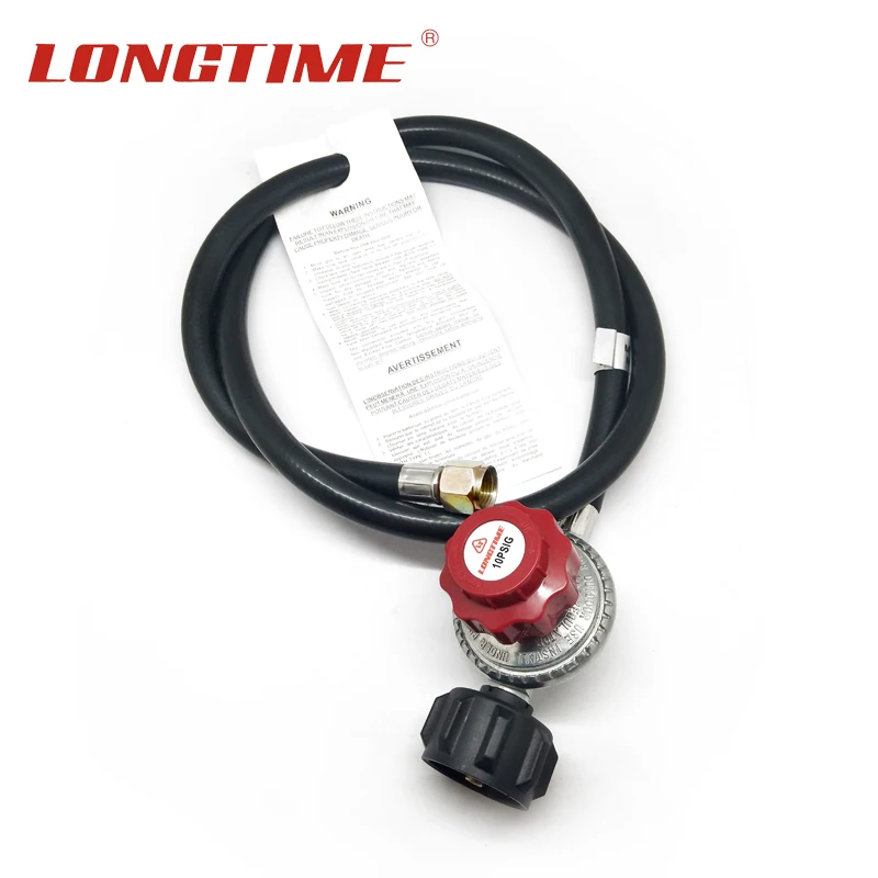 Регулируемый регулятор высокого давления для газовой плиты, 0-10 фунтов на квадратный дюйм