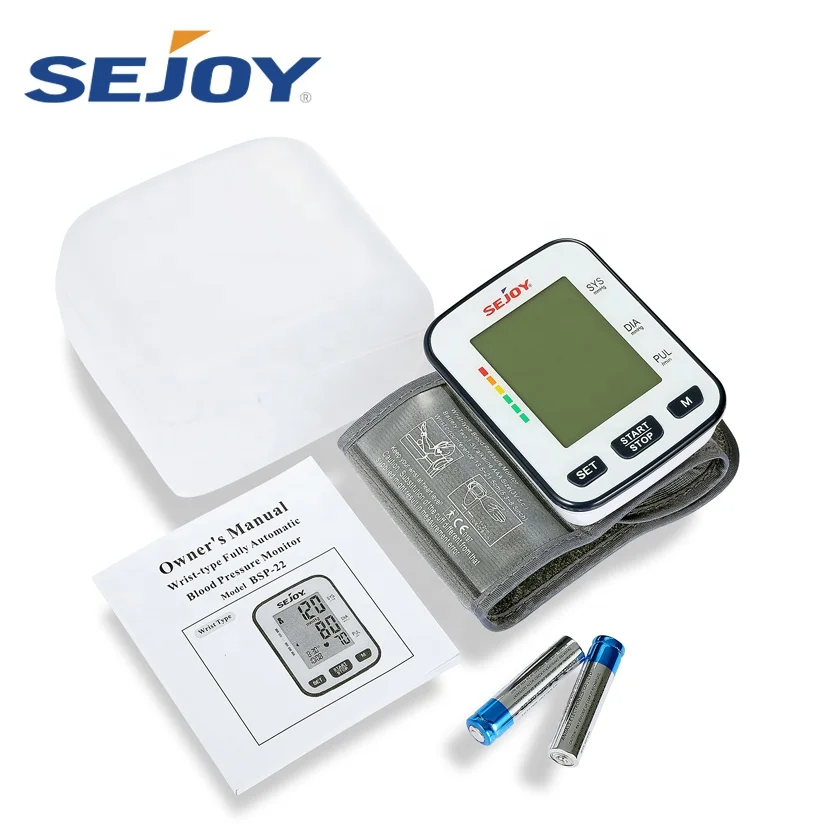 CE approved wrist blood pressure meter monitor BP monitor