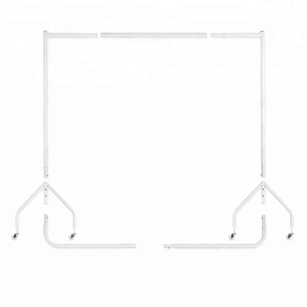 5ft garment clothes hanger rack rail