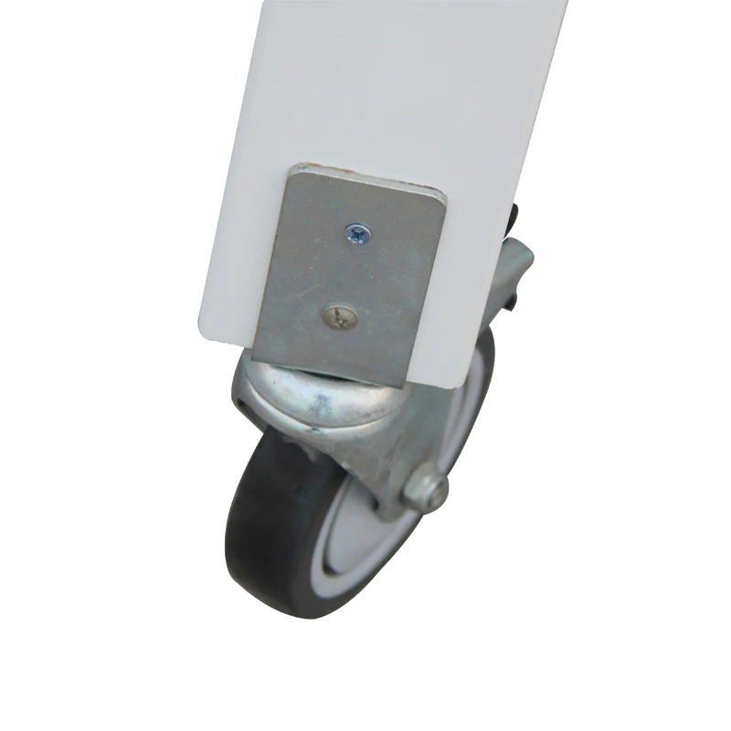 
factory custom solid wood Australian used adult baby bed with metal rubber wheels for shopping 