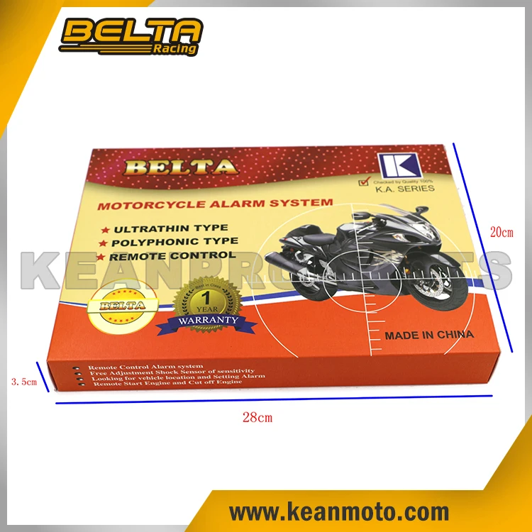 Anti-theft Universal Motorcycle Alarm System Alarmas Para Motors Remote Alarm Lock KSS-AR110