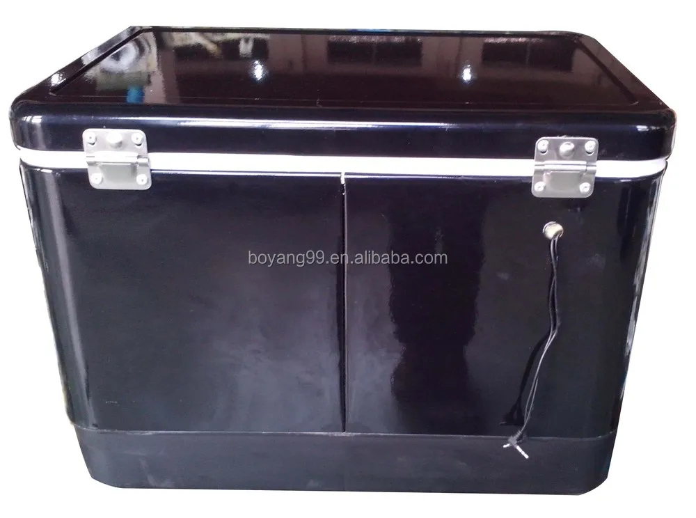 vintage corona metal ice cooler small cooler