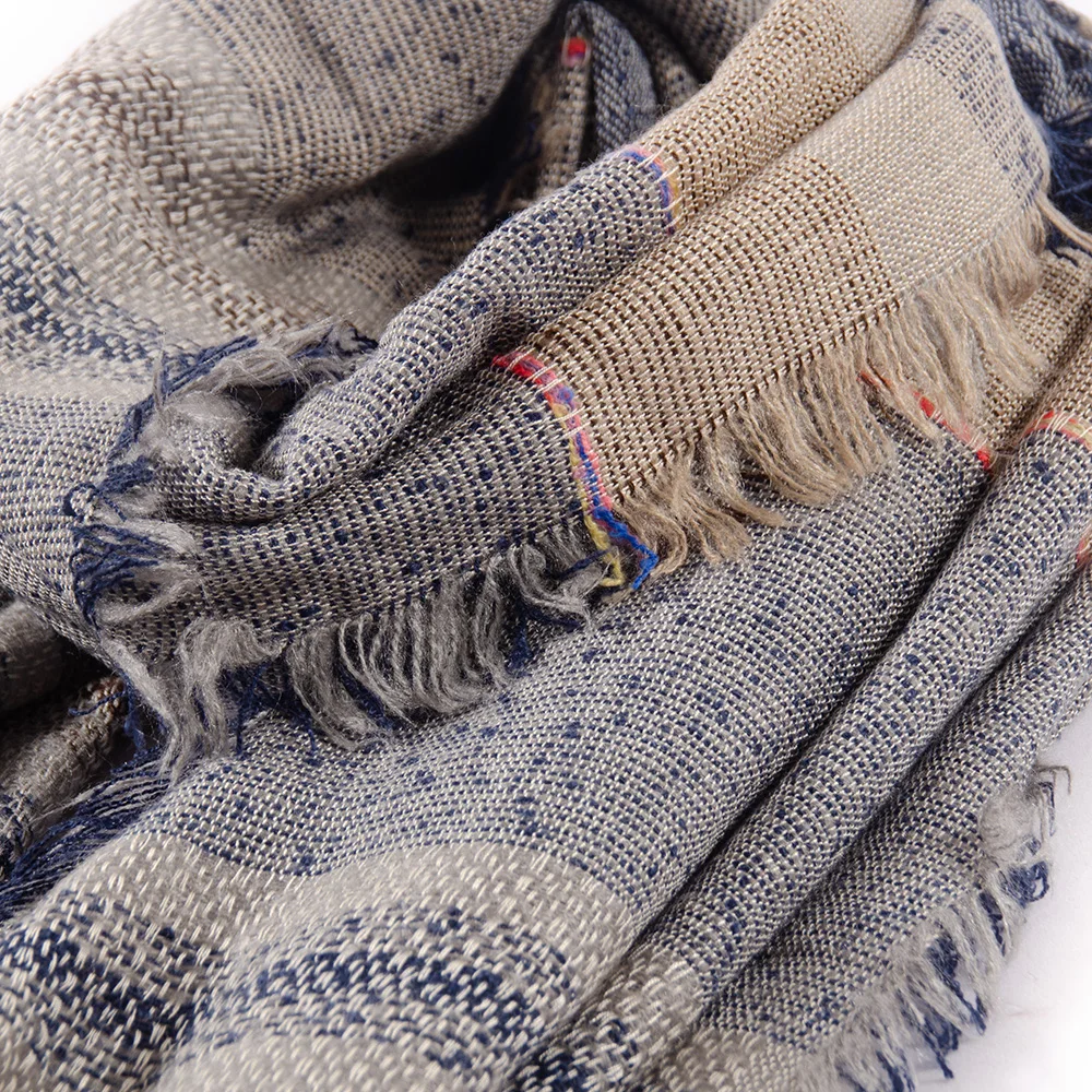 Шарф-хиджаб из полиэстера в полоску, 2021