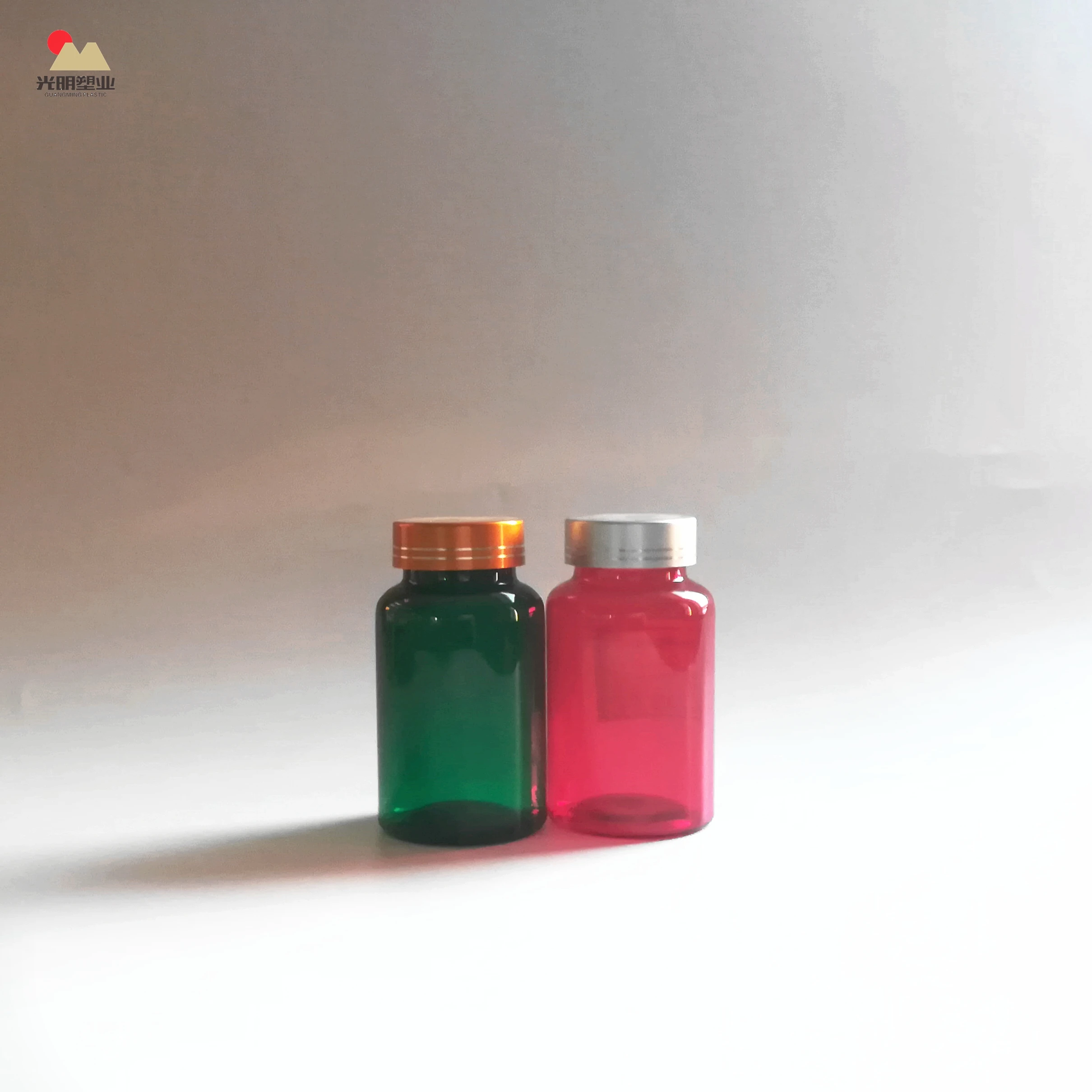 150ml PET green red bottle Tableting candy rose yeast bottle