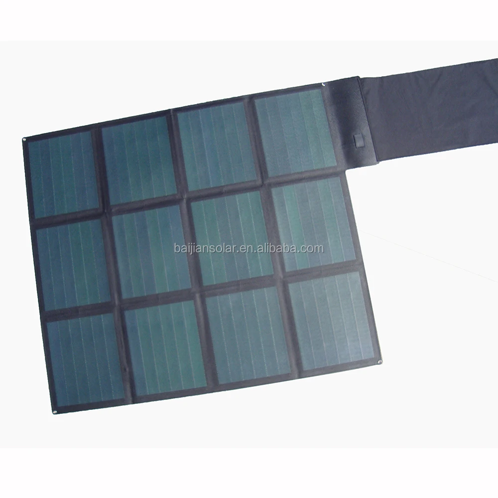 Flexible panel solar with waterproof camouflage cloth
