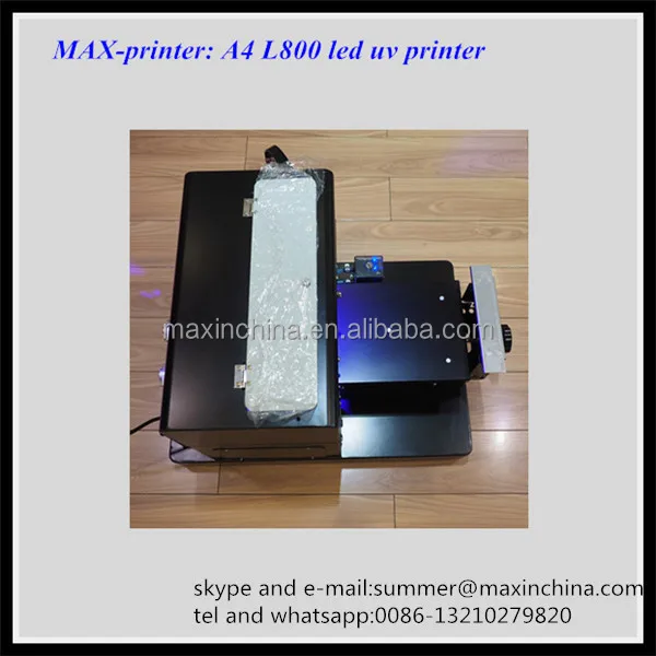 
Max printer small format l800 direct print a4 inkjet uv printer for bottle mug 