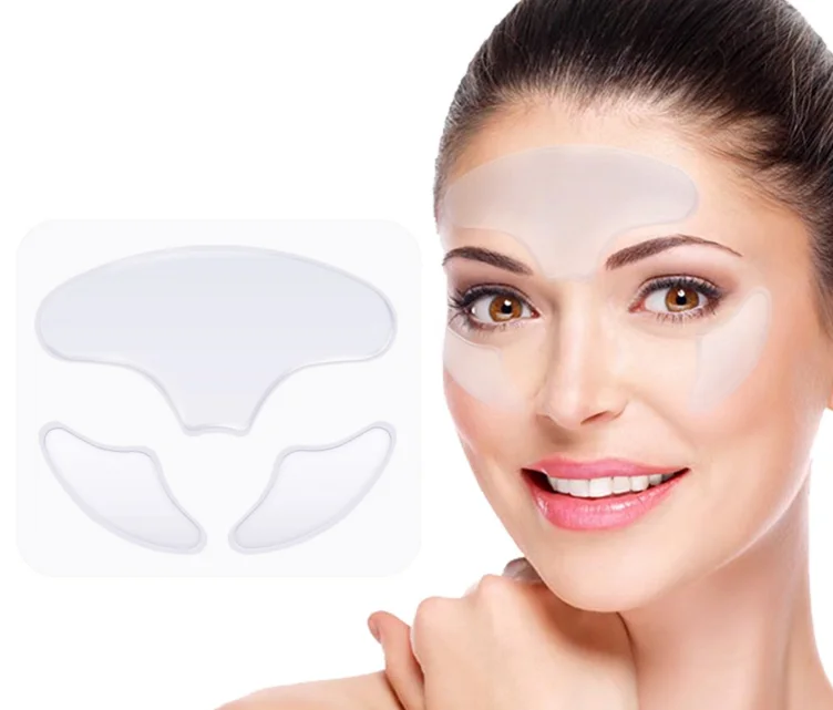 
Silicone Patches Reusable Facial Anti Wrinkle Pads Face Pads Eliminate Prevent Chin Eye Forehead Wrinkle Pads 