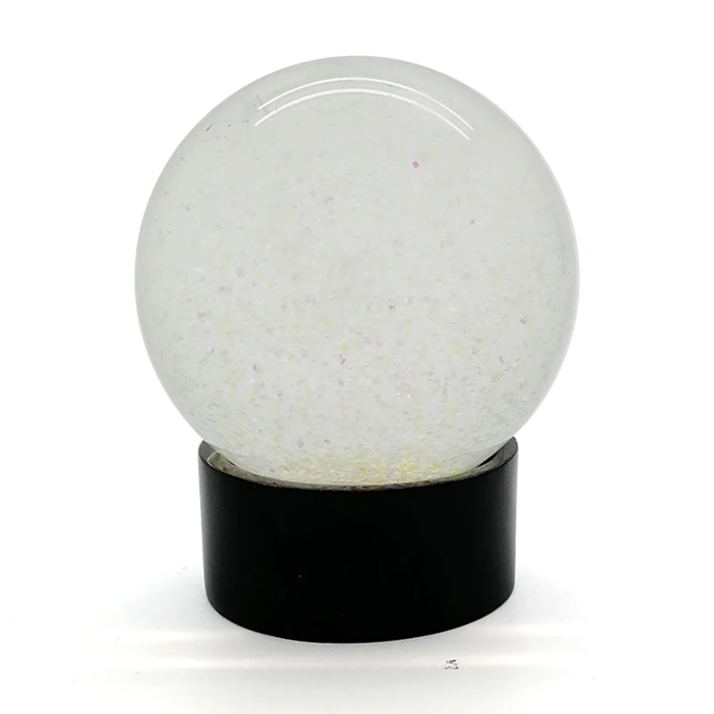 
Custom made cheap reisn/plastic diy empty snow globe kit 