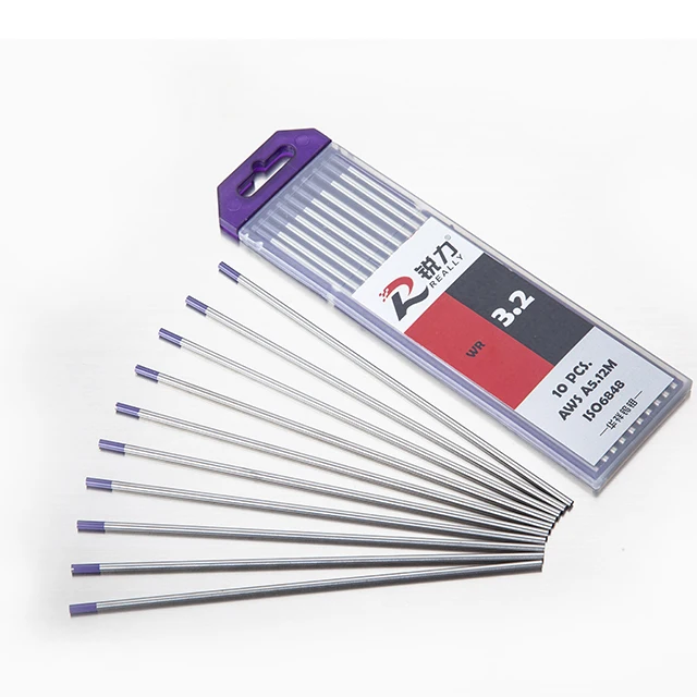 EWG Rare Earth  E3 Purple Tip Composite Tungsten Electrode For Tig Welding