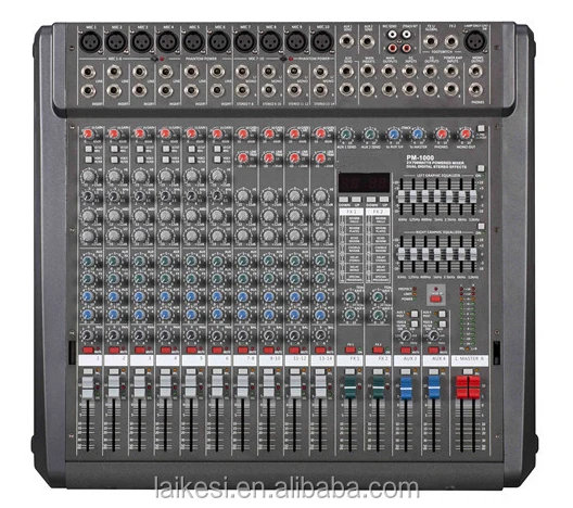 PM 1600-2 Professional 16 channel mixer with double DSP  mixer audio