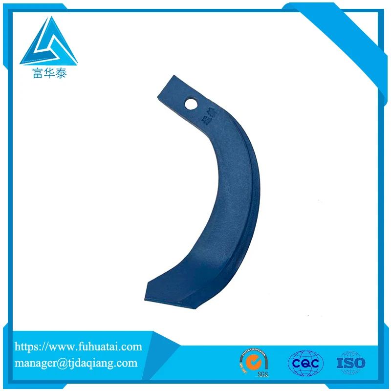 OEM high quality rotary hoe blades rotary tiller blade agricultural machinery spare parts