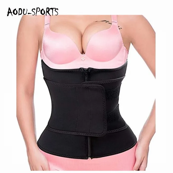 High quality Strong Zipper Women Corset Neoprene Waist