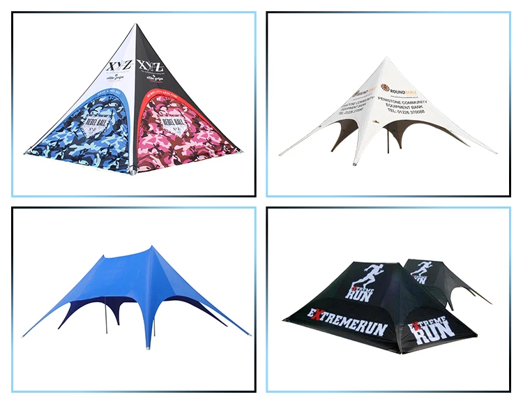 
Newest double star canopy tent party star tent for sale 