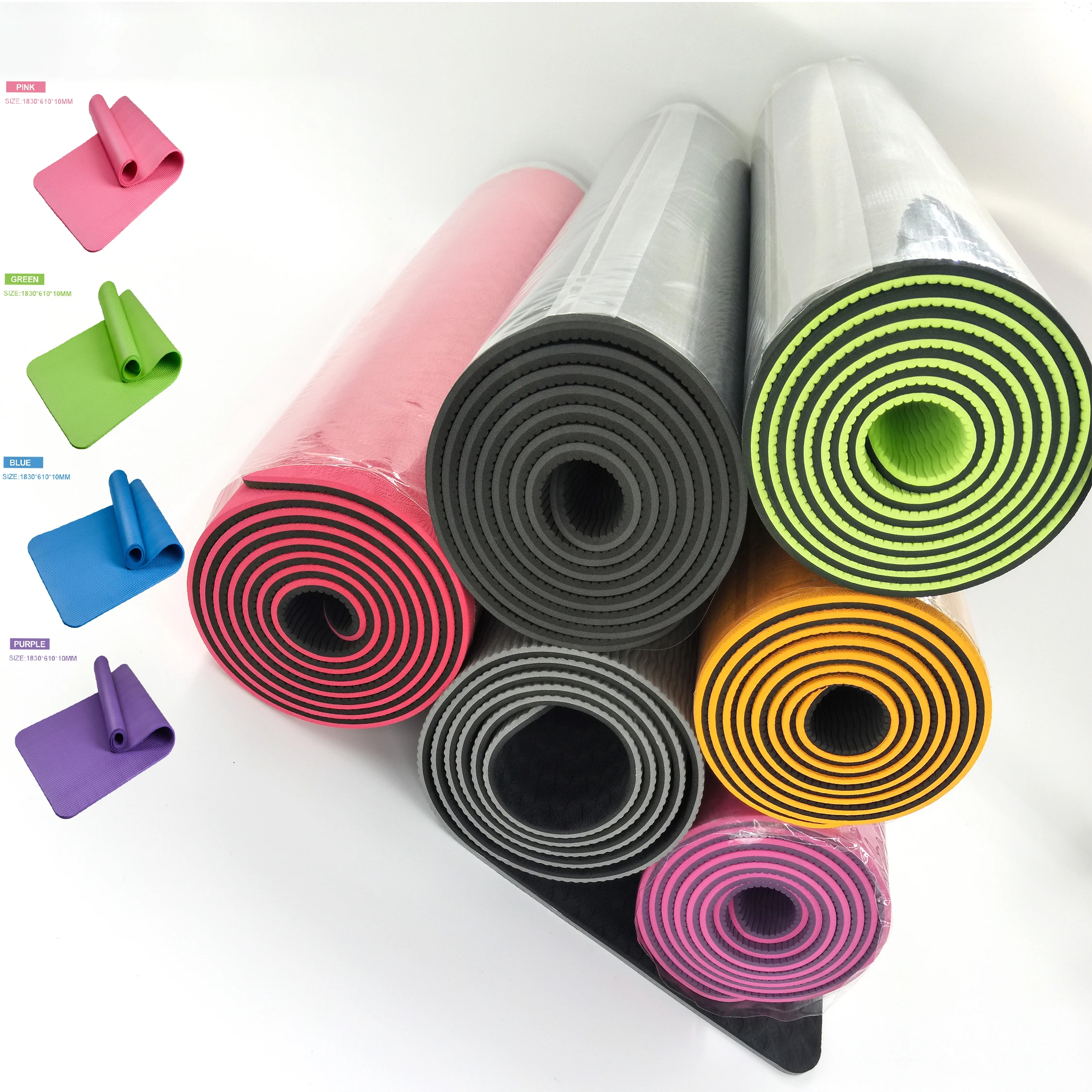 reversable earthing grounding nonslip double sided yoga mat
