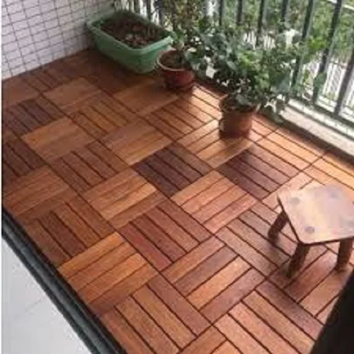 Outdoor Easy-installation Composite DIY WPC Decking Tiles