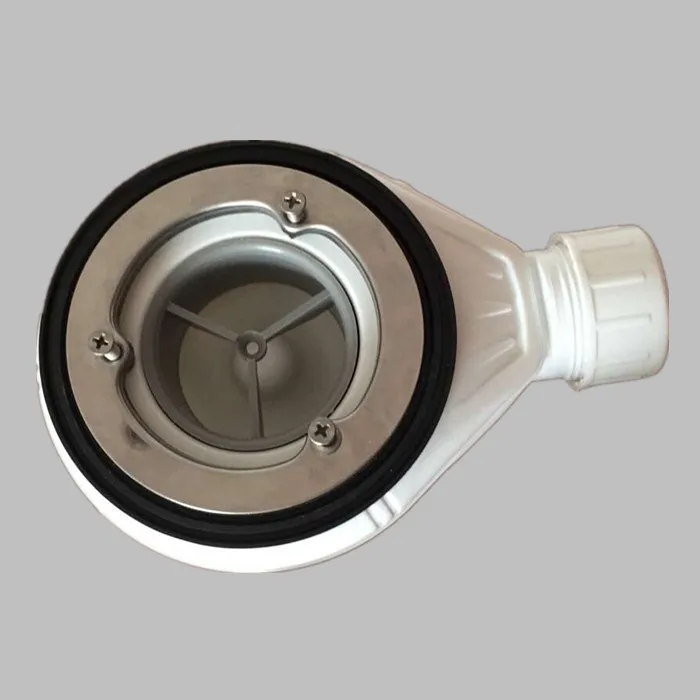 BOTO Factory supply attractive price hot selling high quality new style grey valve drainer for bathroom shower pans