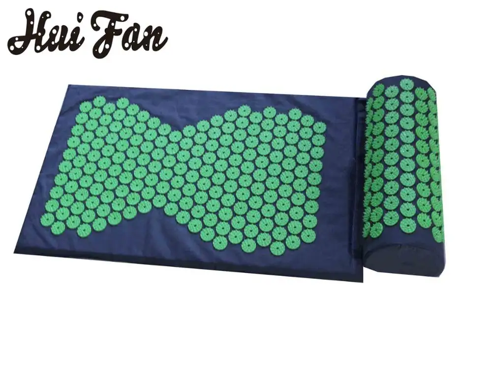 
Acupressure mat with pillow sets needle acupuncture mat with bag 