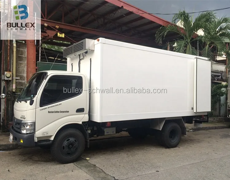 Sandwich Panel Freezer Truck Body For Sale Refrigerated Truck Box Body For Food Fiberglass