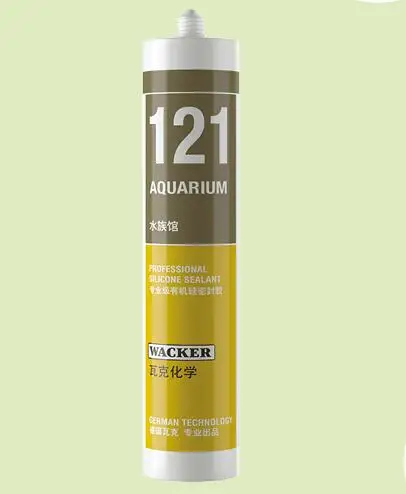 wacker 121 aquarium silicone adhesives & sealants with high toughness