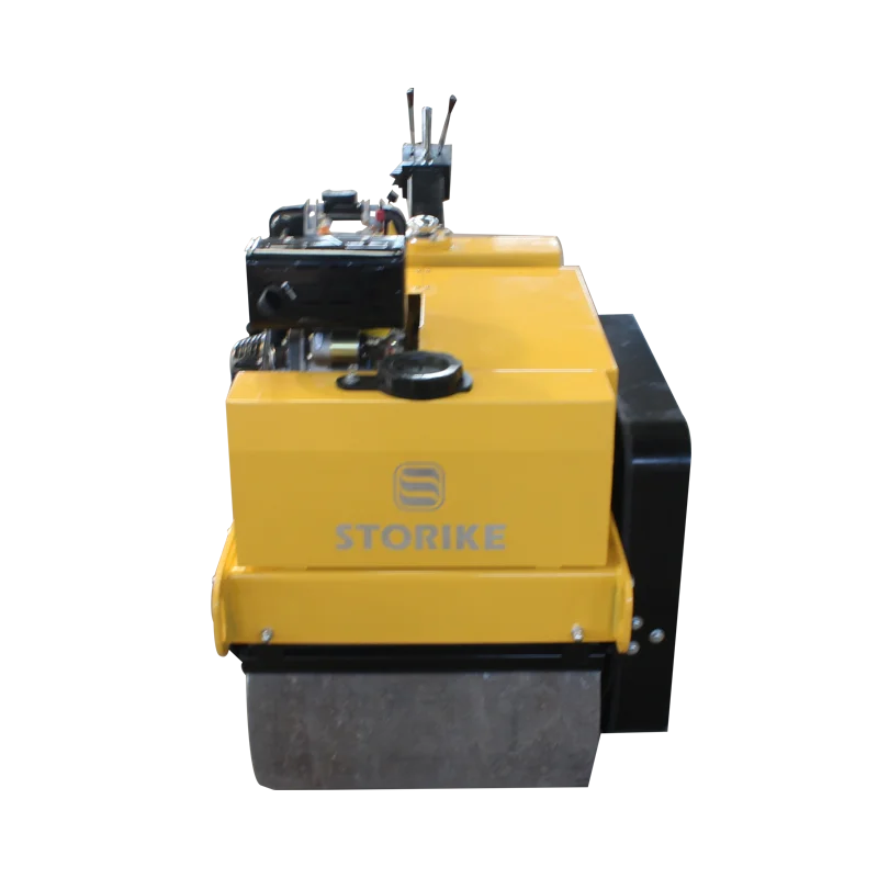 Walking behind single cylinder diesel engine roller compactor factory price