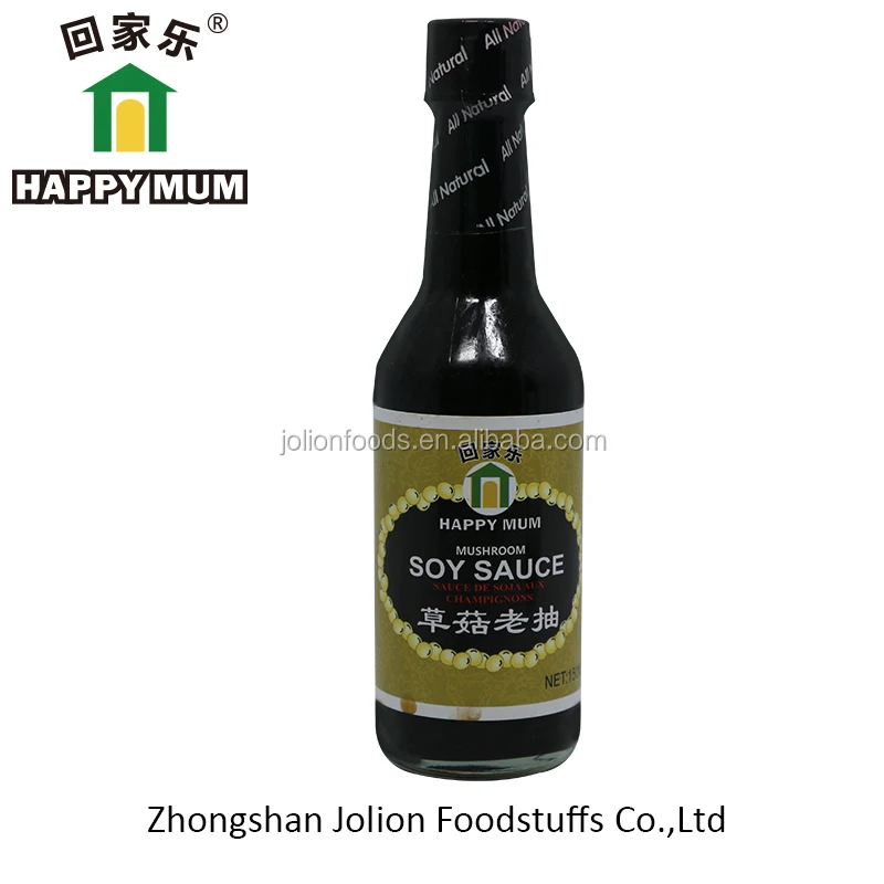 JOLION Hot Sales Happy mum brand 1000ml PET bottle Classic Traditional dark mushroom soy sauce