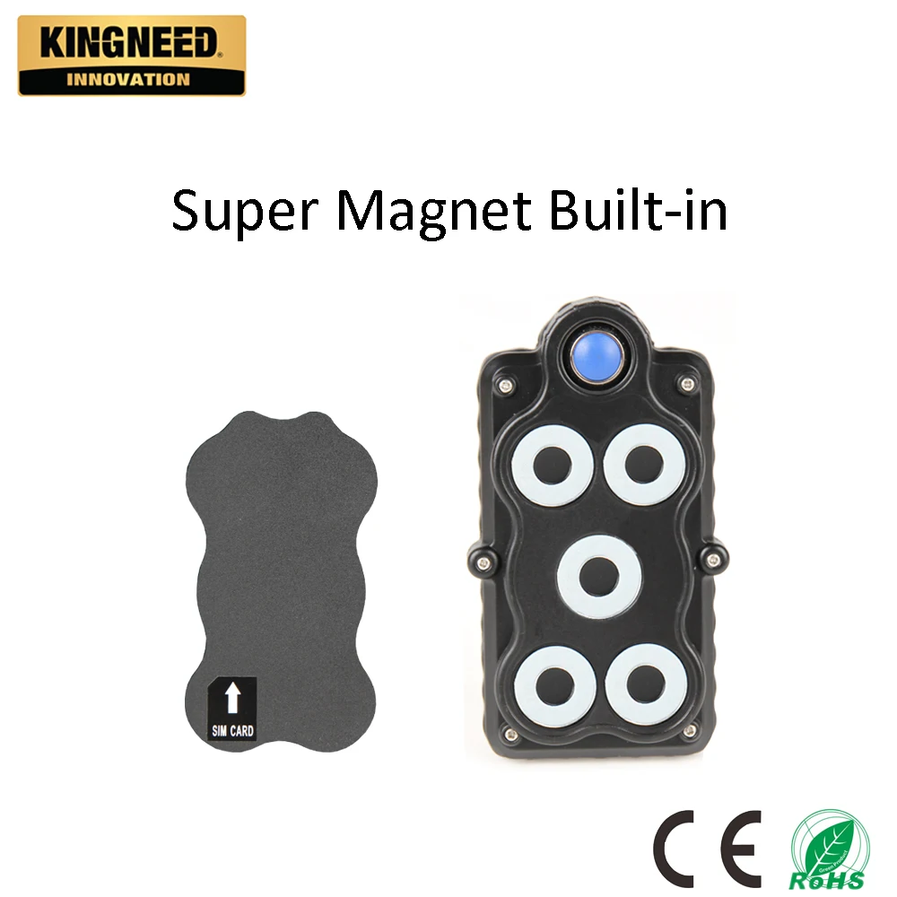 KINGNEED TK05 magnet portable personal offline data logger wifi locator car container vehicle  gps tracker without sim card