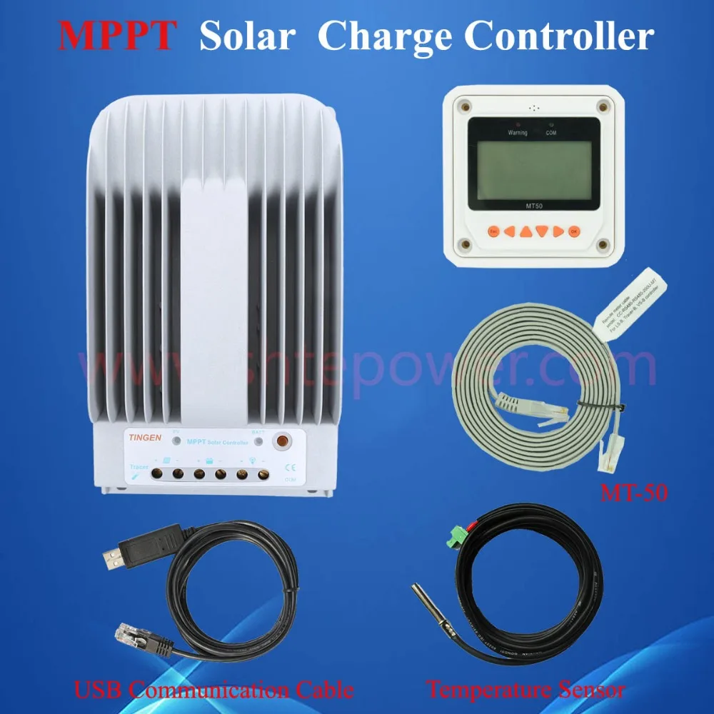 hot sale Tracer 4215BN solar charge 24v 40a mppt controller including USB and sensor