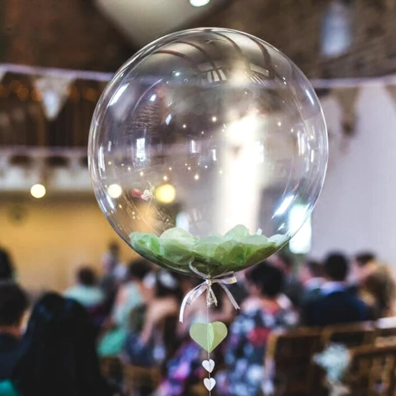 party night led light bubble bobo balloons for night party decoration