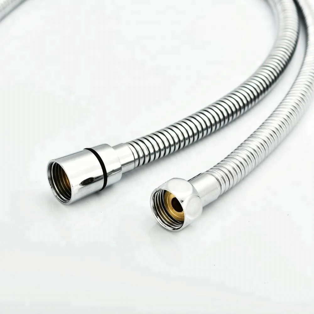 
SH001 extension the length stainless steel double lock bathroom shower hose 