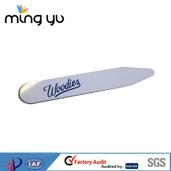 Metal collar stays custom stainless steel collar stays for shirt