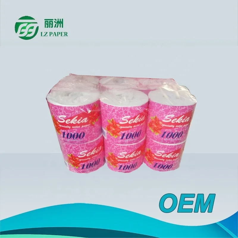 China factory customized toilet tissue toilette paper hemp toilet paper kitchen roll jumbo roll