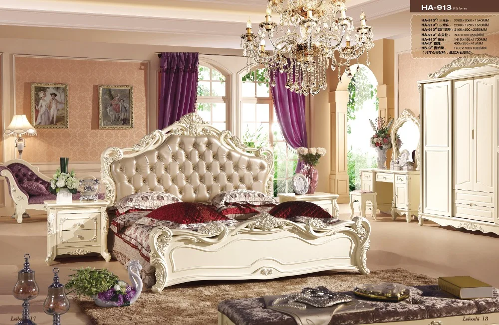 Bedroom furniture for royal furniture bedroom sets GZH-HA927