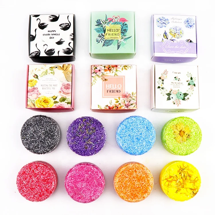 
Custom Private Label Sulfate Free Organic Vegan Natural Handmade Solid Hair Shampoo Bar for Healthy Hair Growth Treated Dry Dama 